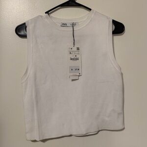 Zara Women's Classic White Tank Top